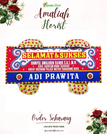 Papan Bunga Ucapan Selamat Sungai Lekop
